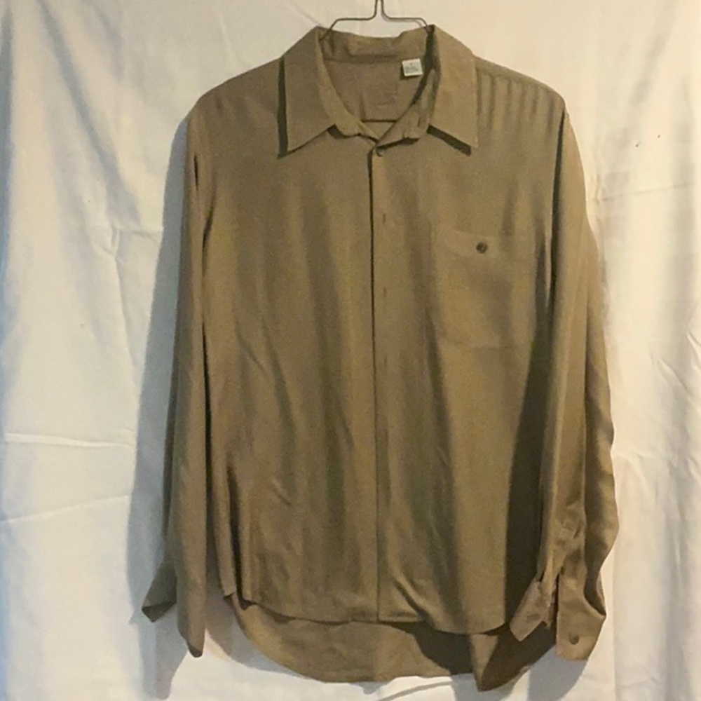 Barre Rickman Silk Button-Up Shirt